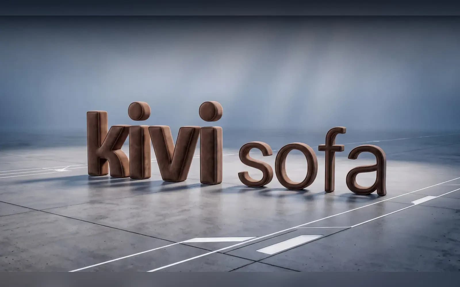 Kivi Sofa 3D logo sahnesi; e-ticaret sitesi, seo işi